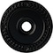 Ekena Millwork Wreath Ceiling Medallion (Fits Canopies up to 6"), 21 1/8"OD x 3 5/8"ID x 7/8"P, Jet Black CM21WRBLF - alternate 1